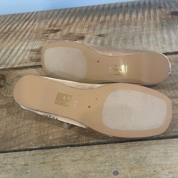 Jeffrey Campbell x FP x Understated Leather Stars Align Ballet Flats Nude Size 8 - Picture 8 of 9